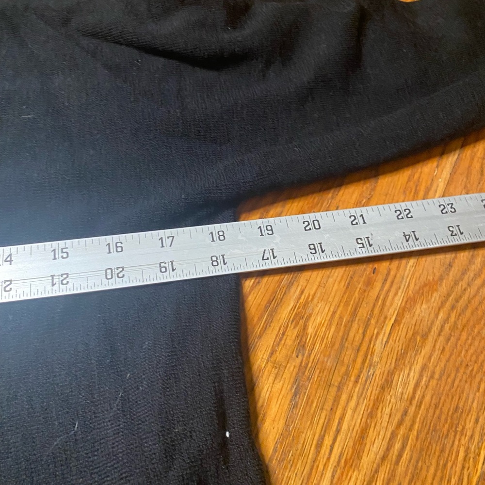 Eileen Fisher Black Cold Shoulder Knit Top Size SP - Picture 6 of 8